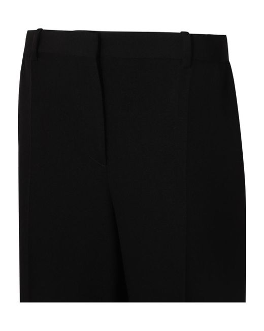The Row Black Encore Wide Leg Trousers
