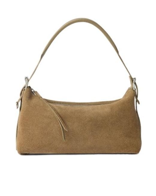 Lemaire Metallic Belted Baguette Bag