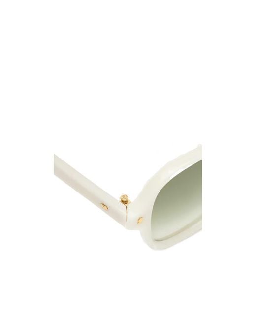 Loro Piana Metallic Lily Sunglasses