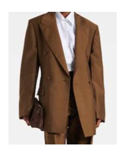 Rohe Brown Long-Sleeved Suit Jacket