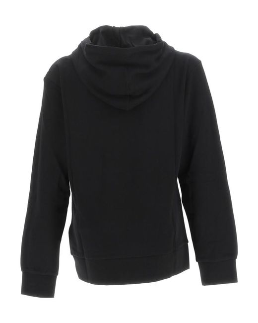 J.W. Anderson Black Jw Anderson Logo Embroidered Drawstring Hoodie for men