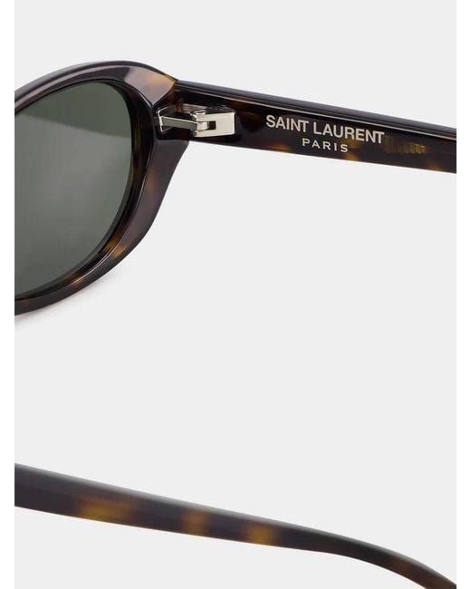 Saint Laurent White Full Frame Sunglasses