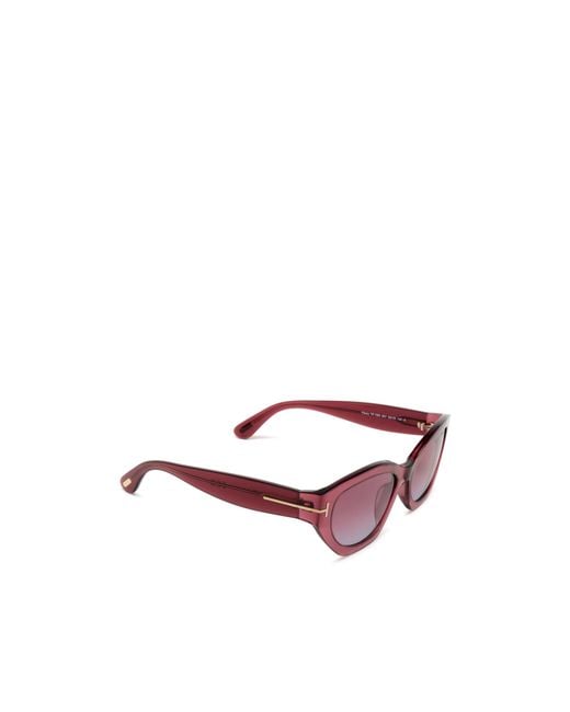 Tom Ford Pink Eyewear Geometric Frame Sunglasses for men