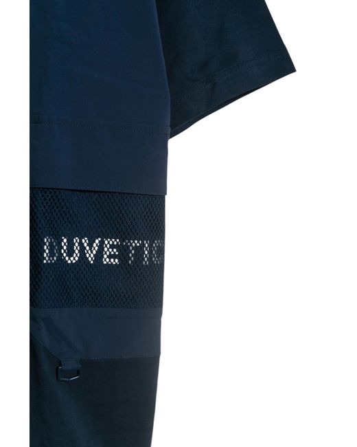 Duvetica Blue Short-Sleeved T-Shirt for men
