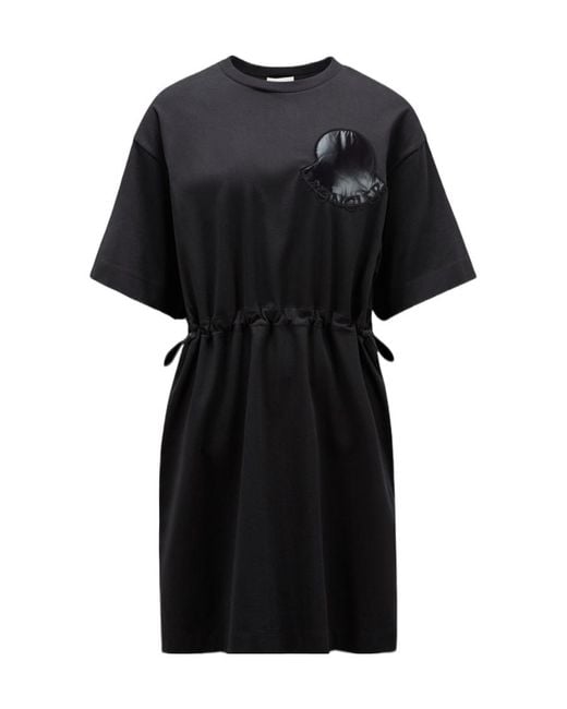 Moncler Black Cotton Dress
