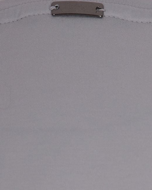 Herno White Stretched Crewneck T-Shirt for men