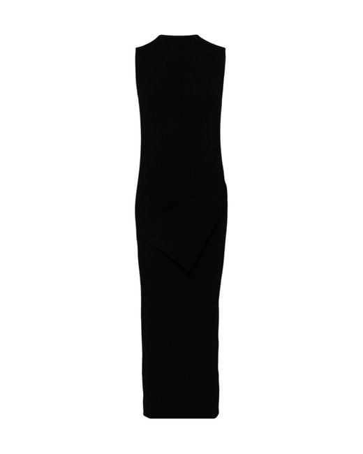 Rick Owens Black Sl Babel Maxi Dress