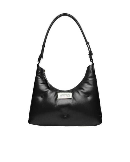 Maison Margiela Black Glam Slam Small Hobo Bag