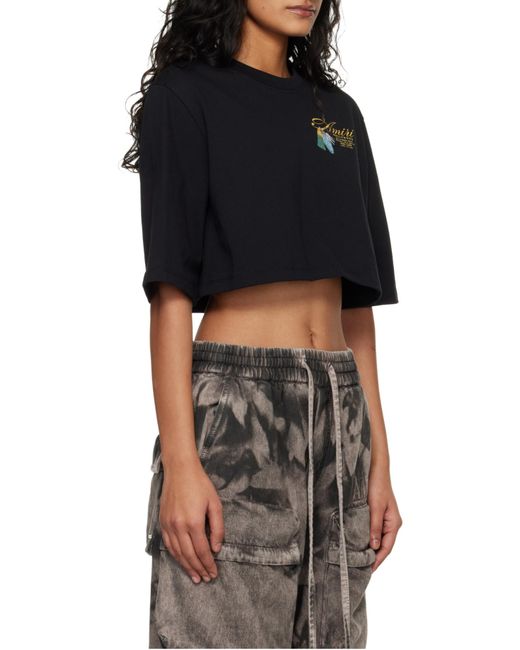 Amiri Black Crewneck T-Shirt