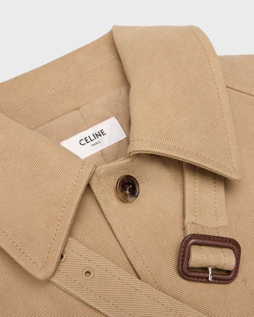 Céline Natural Car Coat for men