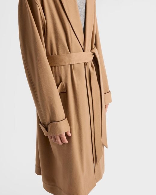 Prada Brown Cashmere Robe for men