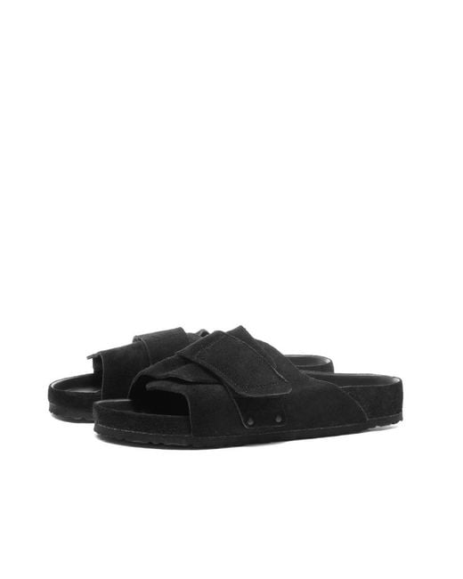 Birkenstock Black Kyoto Touch-Strap Sandals for men