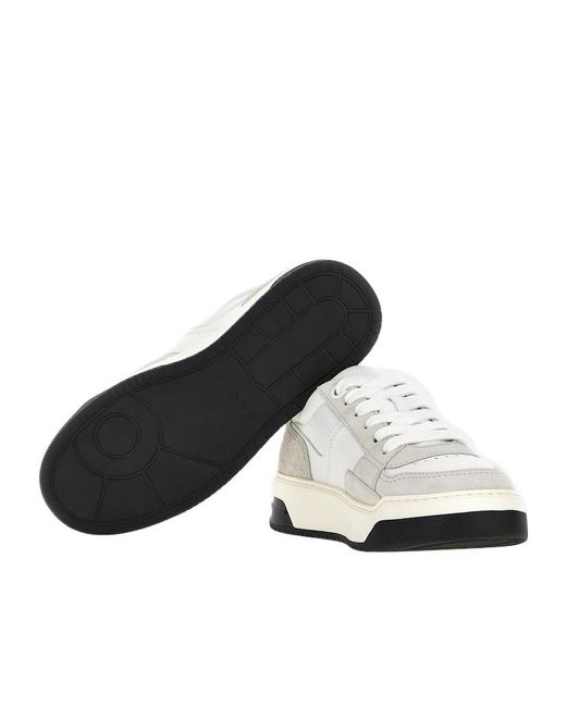 Hogan White Chamallow Lace-Up Sneakers for men