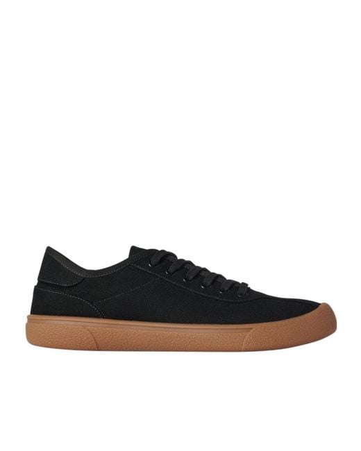 The Row Black Panelled Lace-Up Sneakers