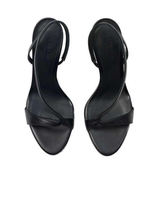Scarosso Metallic Paula Strappy Heeled Sandals