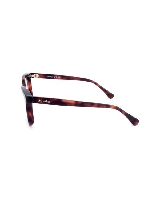 Max Mara White Square Frame Glasses