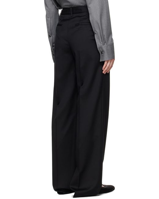Loulou de Saison Black Sbiru Straight-Leg Pants