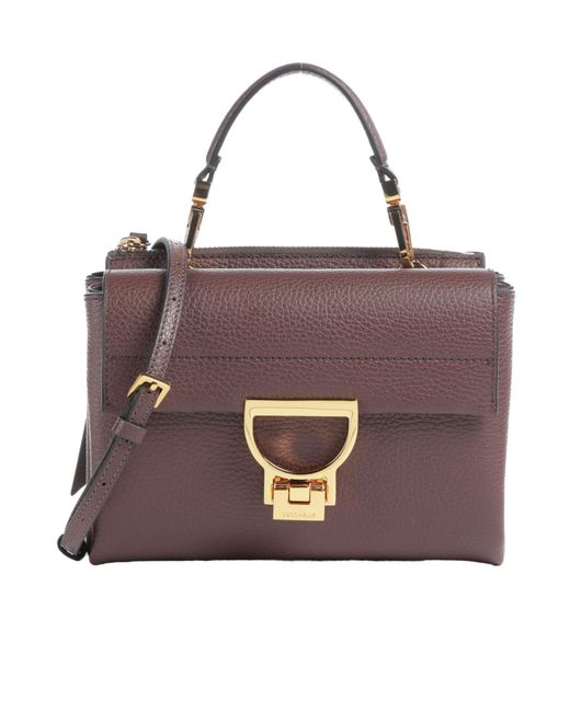 Coccinelle Red Arlettis Top Handle Shoulder Bag