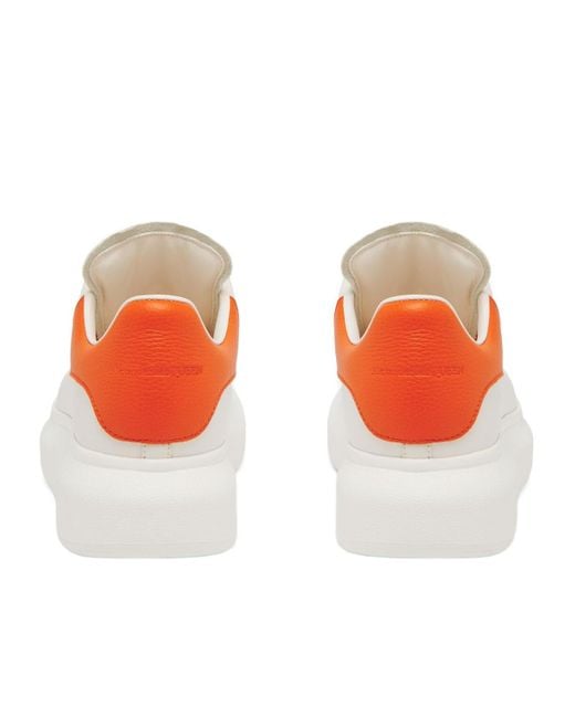 McQueen White Leather Oversized Sneakers for men