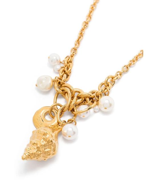 Chloé White Chloé The Chloé Shells Pendant Necklace