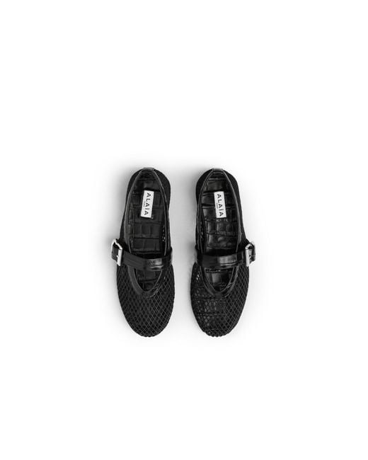 Alaïa Black Ballet Flats