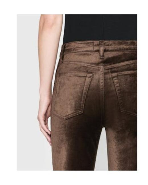 FRAME Brown Le Sleek Trousers