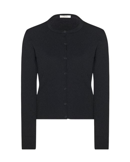 The Row Blue Long-Sleeve Cardigan