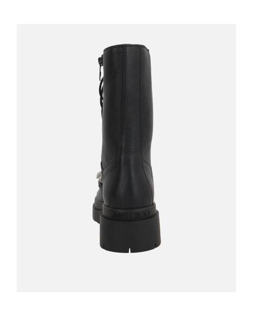 Jimmy Choo Black Nari Combat Boots