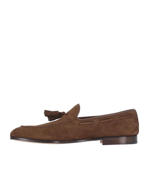 Church's Brown Tassel-Detailed Slip-On Loafers for men
