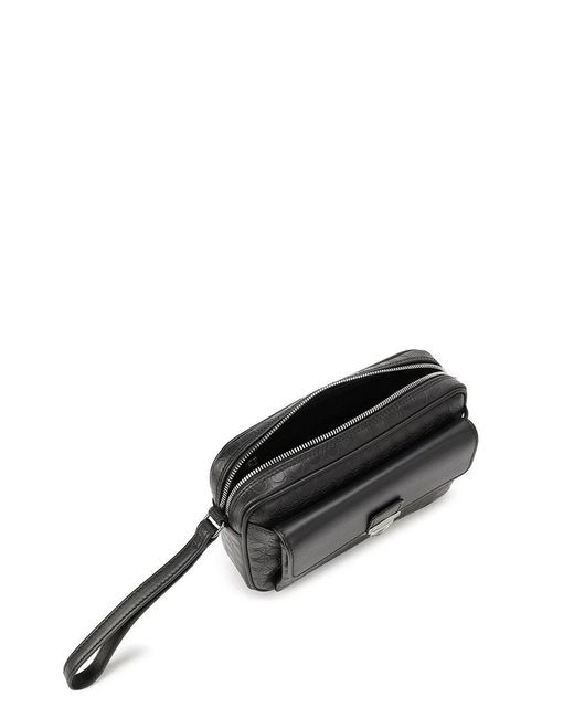 Ferragamo Black Logo Hand-Held Bag