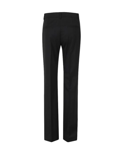 Seventy Black Casual Trousers With Belt Loops