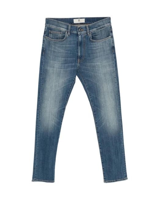 Pt Pantaloni Blue Pt Torino Mick Slim-Fit Jeans for men