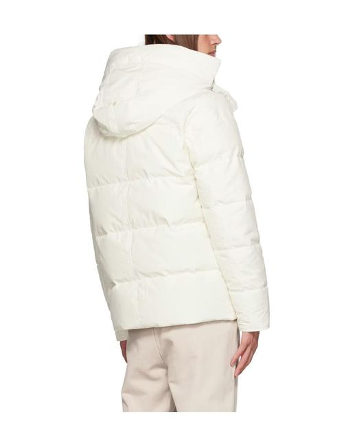 Canada Goose White Humanature Wyndham Down Jacket for men