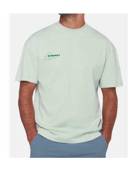 Mammut Green Base Relaxed T-Shirt Glacier for men