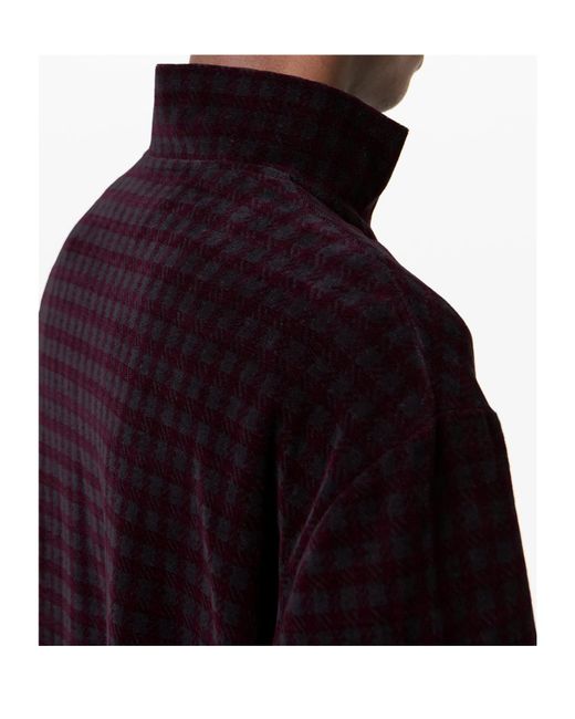 Our Legacy Purple Shrunken Long-Sleeved Zip-Up Jacket for men
