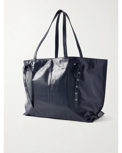 Proenza Schouler Blue Leather Large Tote Bag