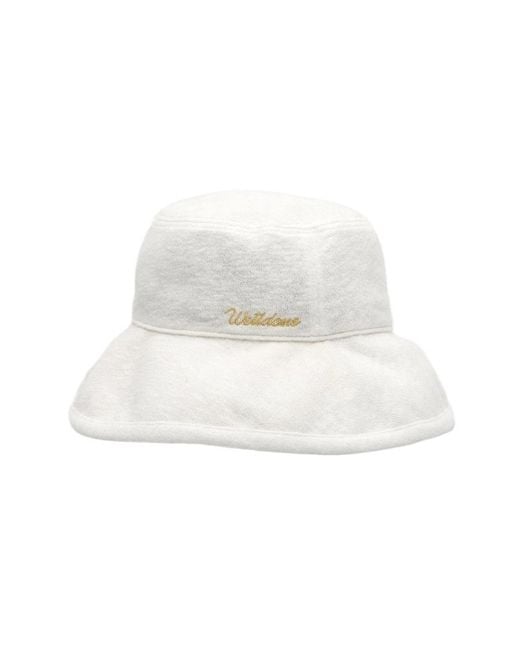 we11done White Logo Fisherman's Hat for men