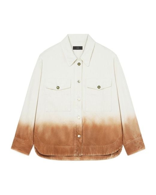 Alanui White Long Sleeved Shades Of Eden Jacket