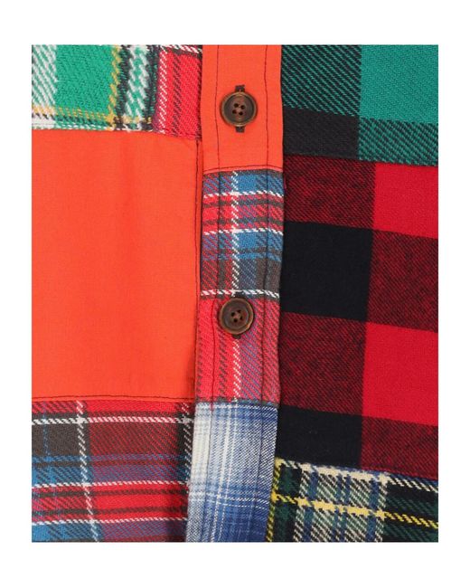 Polo Ralph Lauren Red Oversized Fit Checked Shirt