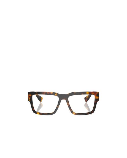 Miu Miu White Eyewear Rectangular Frame Glasses