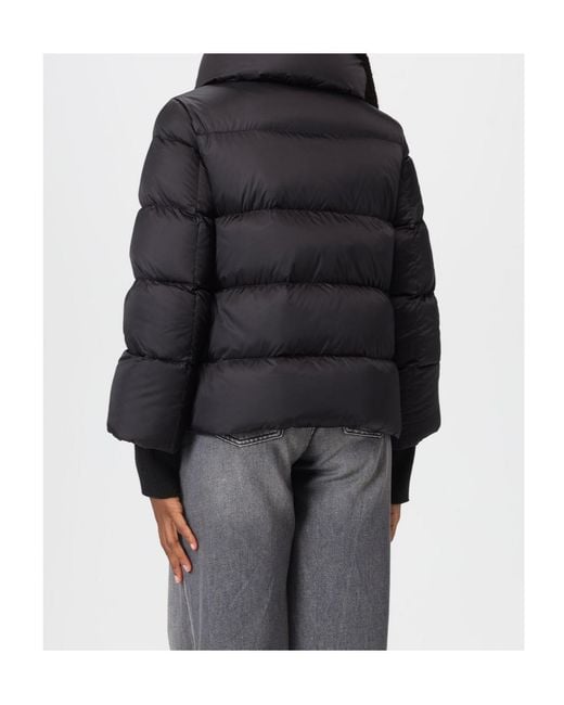 Add Black Short Hooded Down Jacket