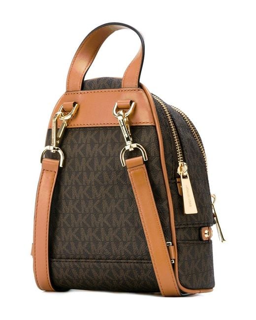 MICHAEL Michael Kors Brown Rhea Mini Backpack