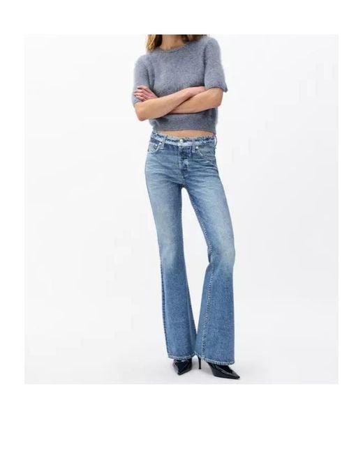 Rag & Bone Blue Belt Loop Jeans