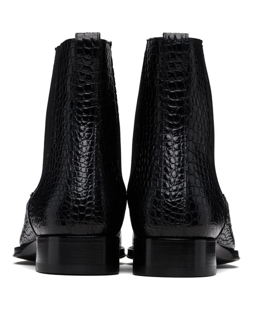Tom Ford Black Elkan Chelsea Boots for men