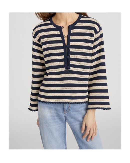FRAME Black The Captain Pullover