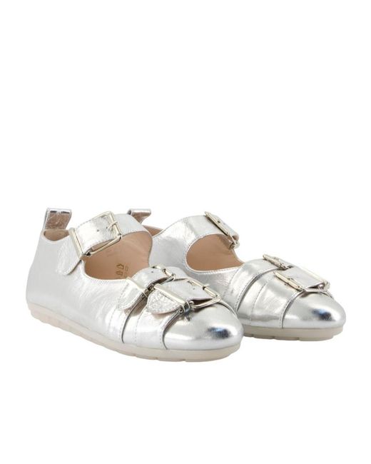 Simone Rocha White Buckle Strap Shoes