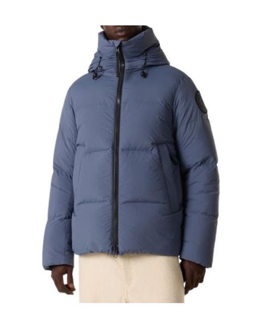 Canada Goose Blue Solid Color Down Jacket for men