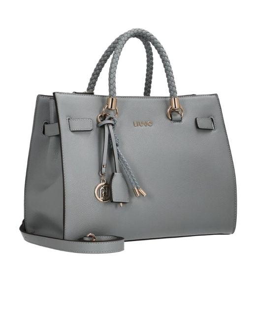 Liu Jo Gray Medium Ecs Tote Bag