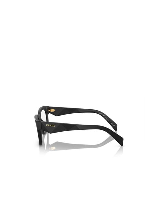 Prada White Eyewear Square Frame Glasses for men