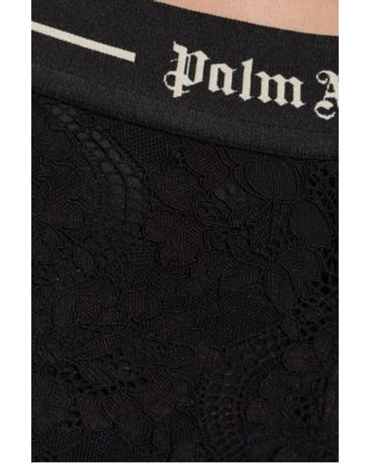 Palm Angels Blue Elastic Waist Casual Pants